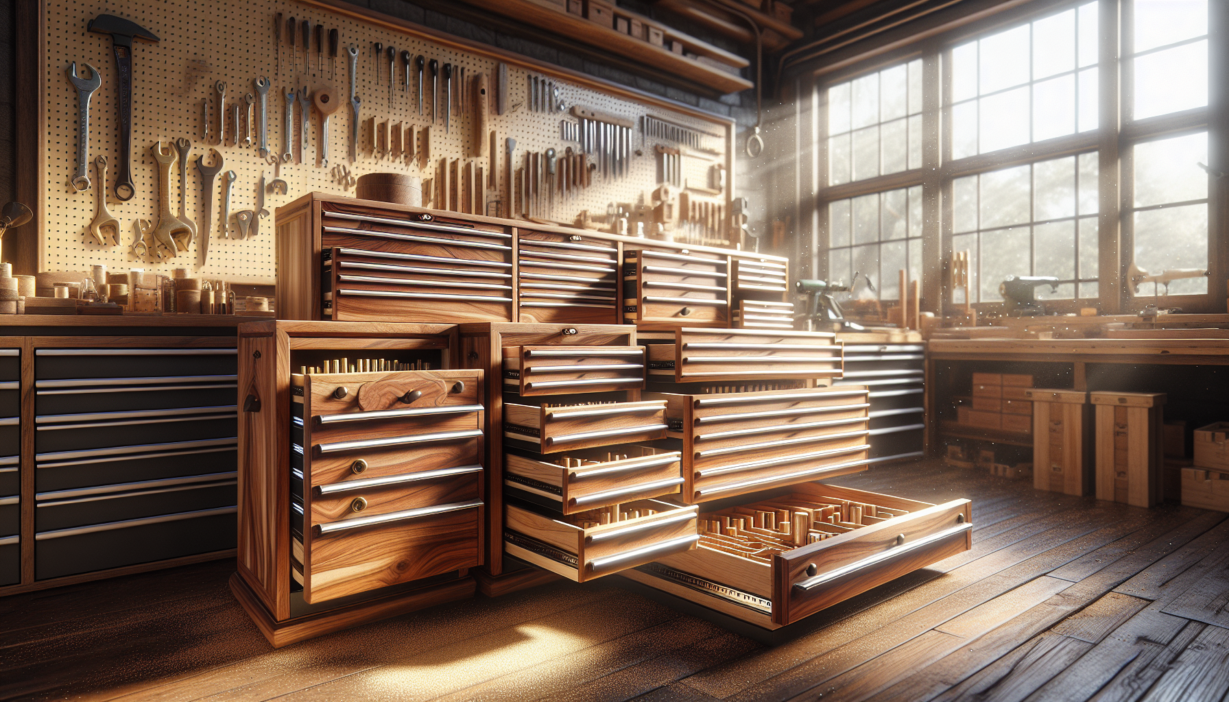 Custom Wooden Tool Chests Transform Workshop Organization