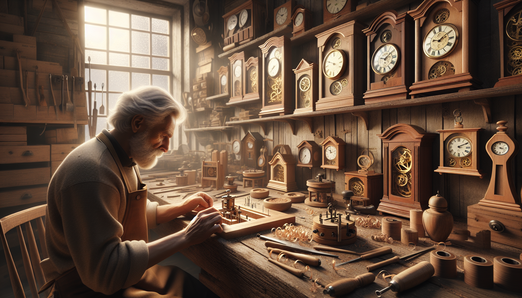 Handmade Wood Clocks By Master Craftsman Don Handmade Wood Clocks By Master Craftsman Don