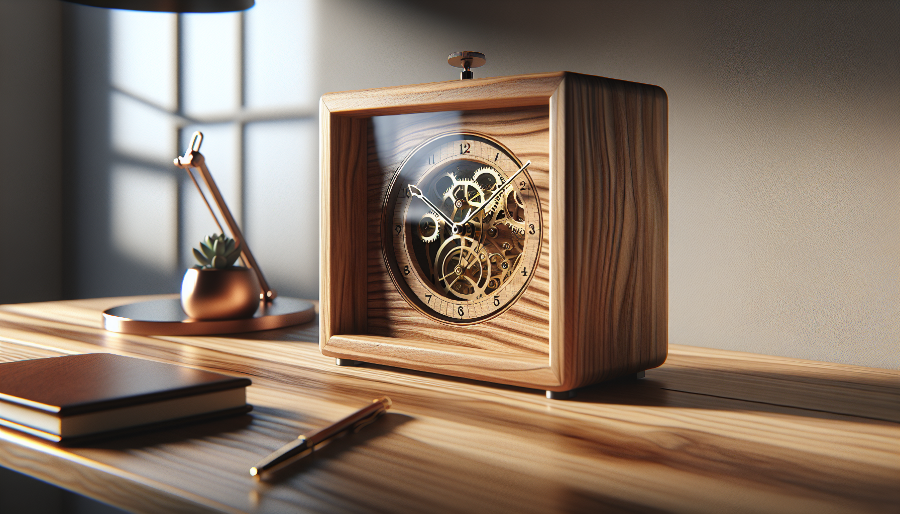 Handcrafted Wooden Desk Clocks Transform Any Workspace Handcrafted Wooden Desk Clocks Transform Any Workspace