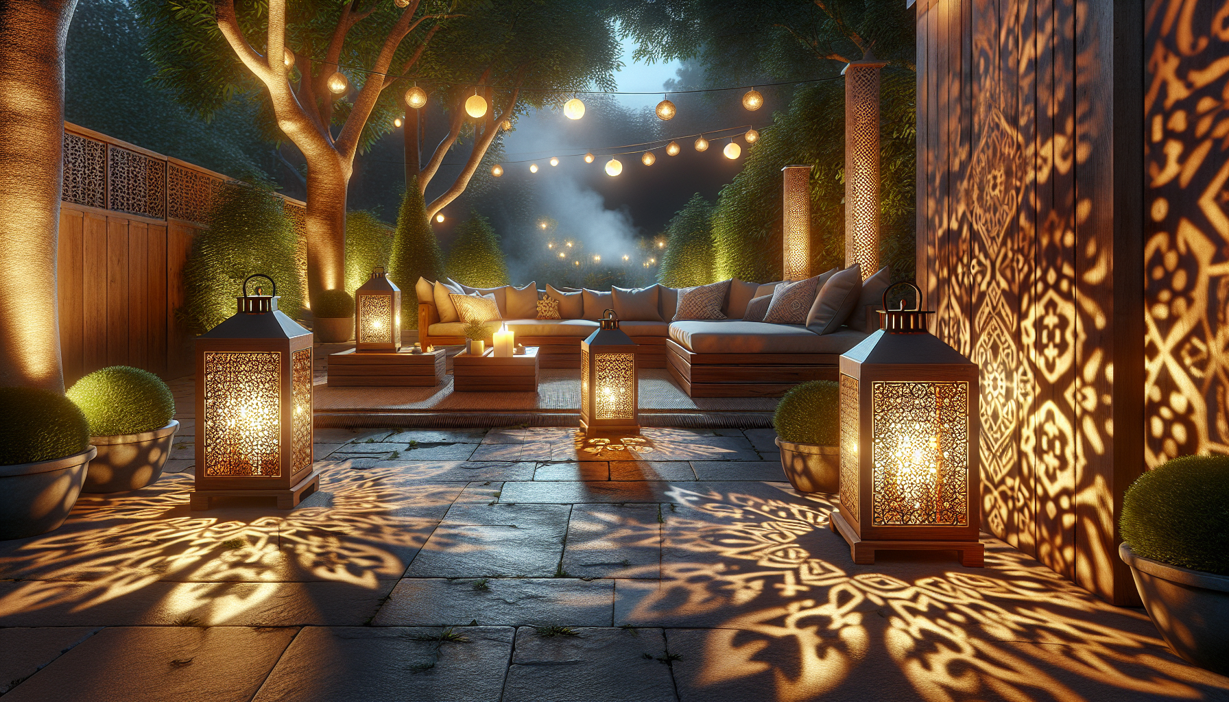 Custom Wooden Luminaries Transform Outdoor Spaces